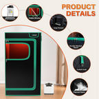 Oread VitalHeat Infrared Sauna Kit